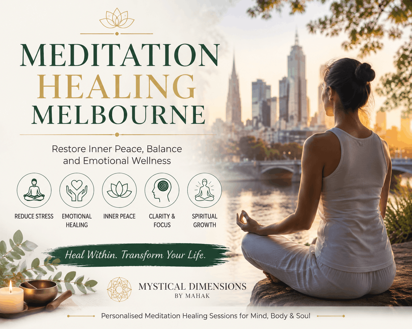 Meditation Healing Melbourne, Find Inner Peace & Balance